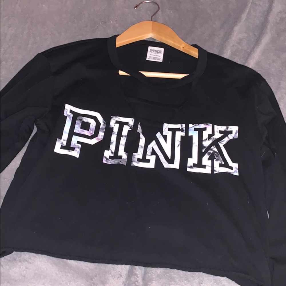 Cropped Pink Tee